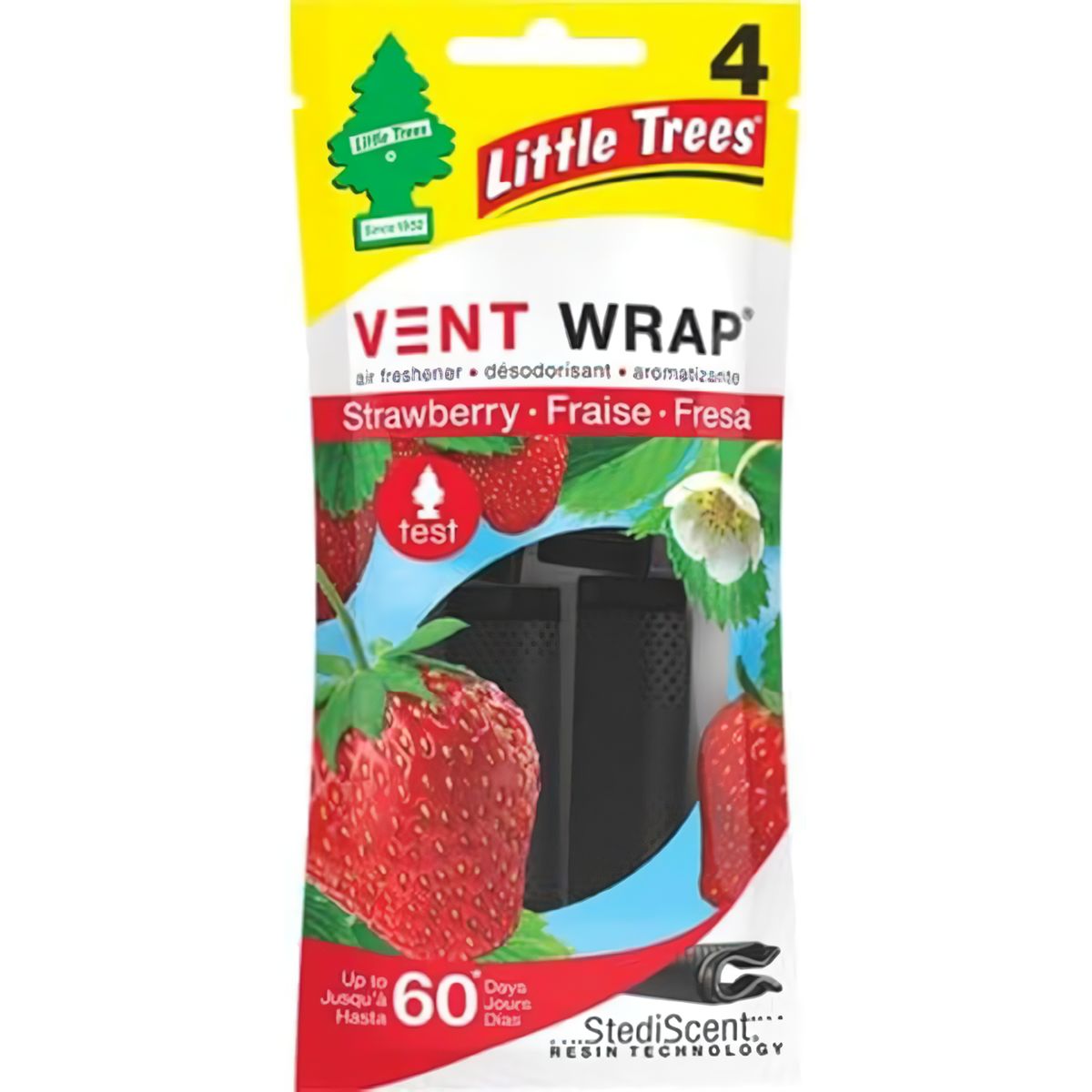GENERICO - Aromatizante Ventilación Frutilla Vent Wrap Littletrees
