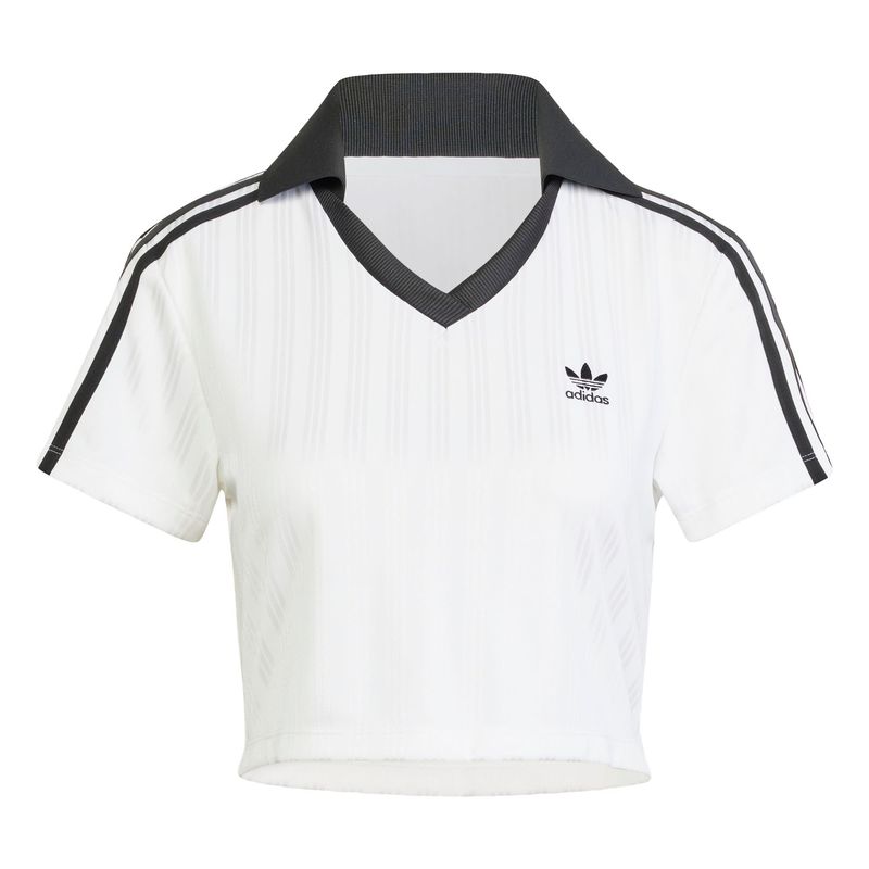 ADIDAS - Polera con cuello V Adicolor Football Jacquard