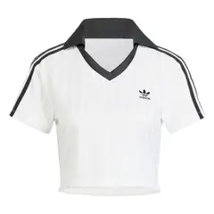 ADIDAS - Polera con cuello V Adicolor Football Jacquard