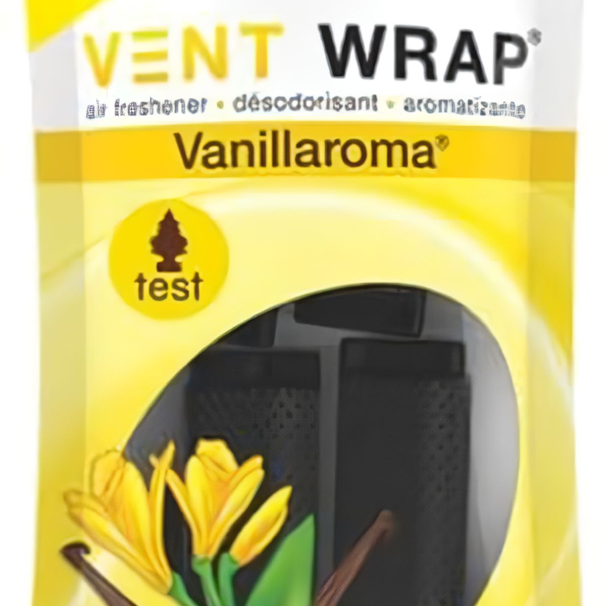 GENERICO - Aromatizante Ventilación Auto Vainilla Vent Wrap Littletrees
