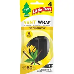GENERICO - Aromatizante Ventilación Auto Vainilla Vent Wrap Littletrees.