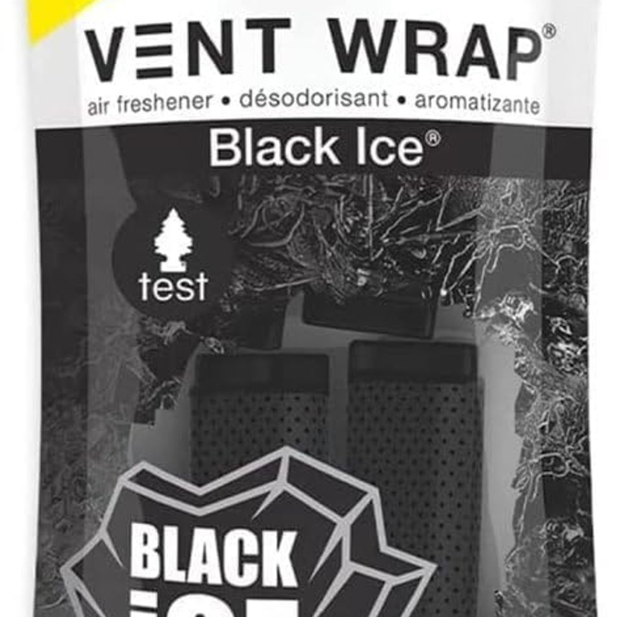 GENERICO - Aromatizante Ventilación Black Ice Vent Wrap Littletrees