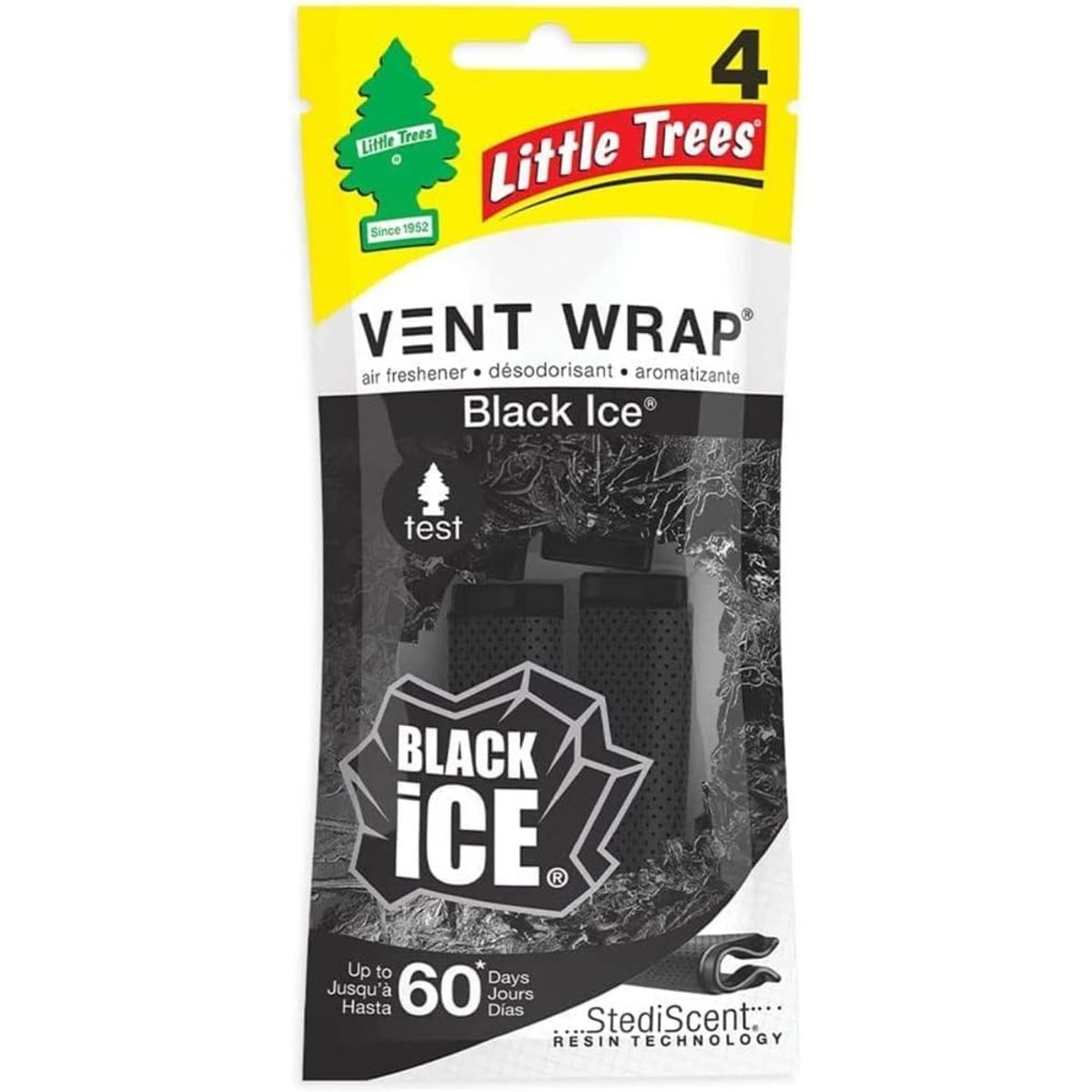 GENERICO - Aromatizante Ventilación Black Ice Vent Wrap Littletrees