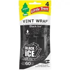 GENERICO - Aromatizante Ventilación Black Ice Vent Wrap Littletrees