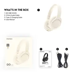 FANTECH - Audífonos WH05 GO Vibe Beige