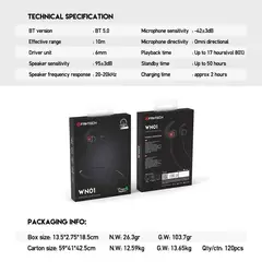 FANTECH - Audífonos WN01 Wireless In-Ear