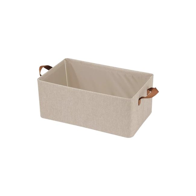 GENERICO - Caja Plegable Con Asa Cesta De Almacenamiento Para Estantes NV