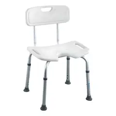 GENERICO - Silla Asiento Ducha Piso Baño con respaldar