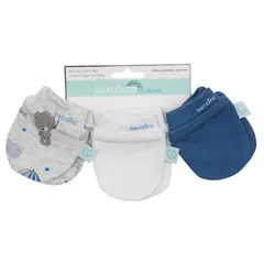 BAMBINO - Pack 3 Mitones Para Bebe Azul