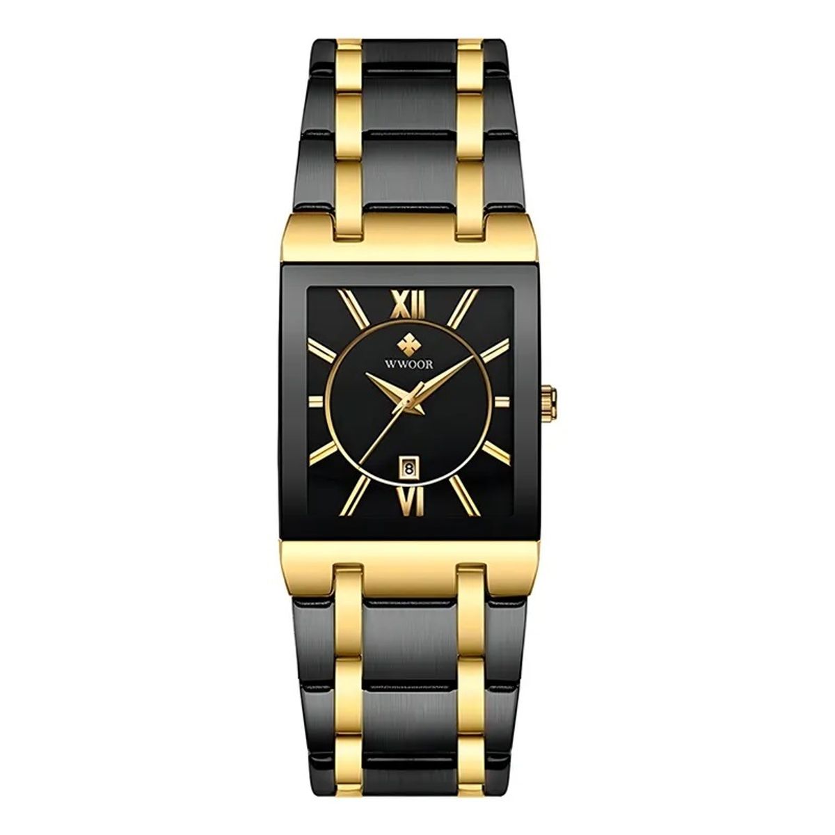 GENERICO - Reloj de Lujo Cuarzo Y Acero Inoxidable WWOOR Cronógrafo