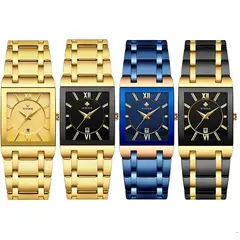 GENERICO - Reloj de Lujo Cuarzo Y Acero Inoxidable WWOOR Cronógrafo