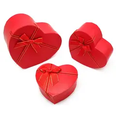 GENERICO - CAJA CORAZON TRIPLE HUMITA BORDE DORADO X1 UNI