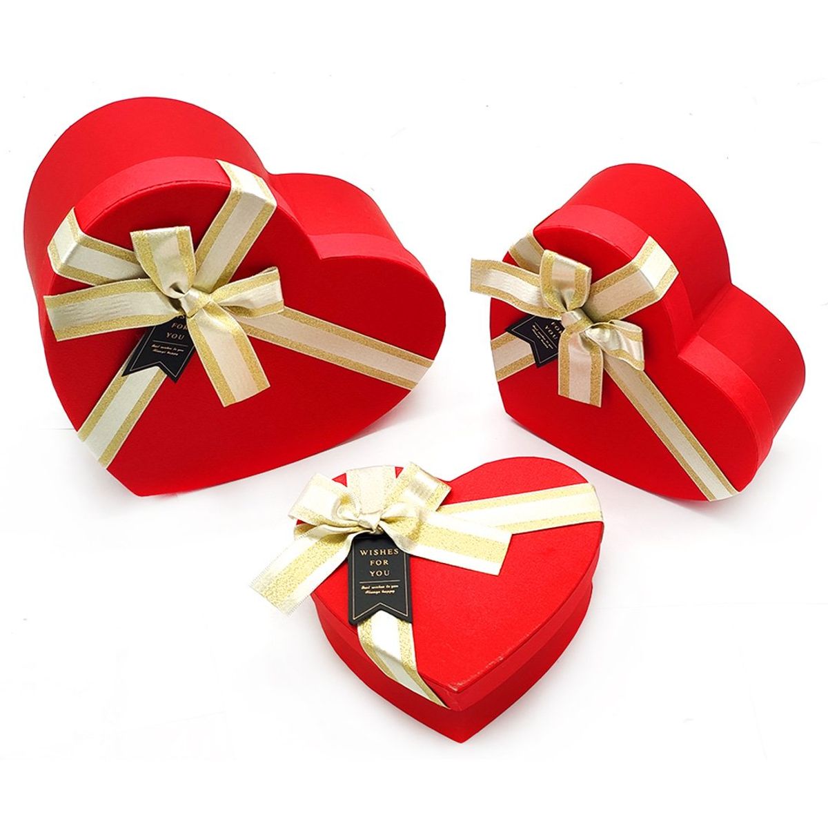 GENERICO - CAJA CORAZON TRIPLE HUMITA CINTA PLATEADO X1 UNI3 MESES DE GARANTIA