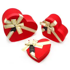 GENERICO - CAJA CORAZON TRIPLE HUMITA CINTA PLATEADO X1 UNI3 MESES DE GARANTIA