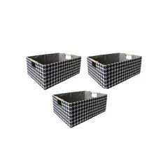 GENERICO - Organizador X3 Decorativa Cajas De Almacenamiento Plegable nv