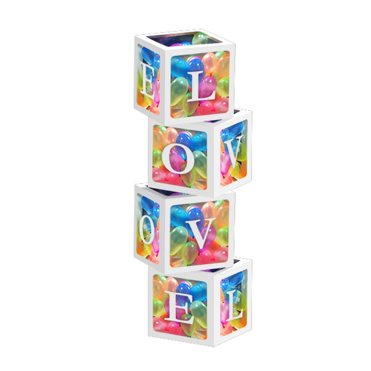 GENERICO - CAJA DECO 31X31 LOVE BLANCO X1 UNI