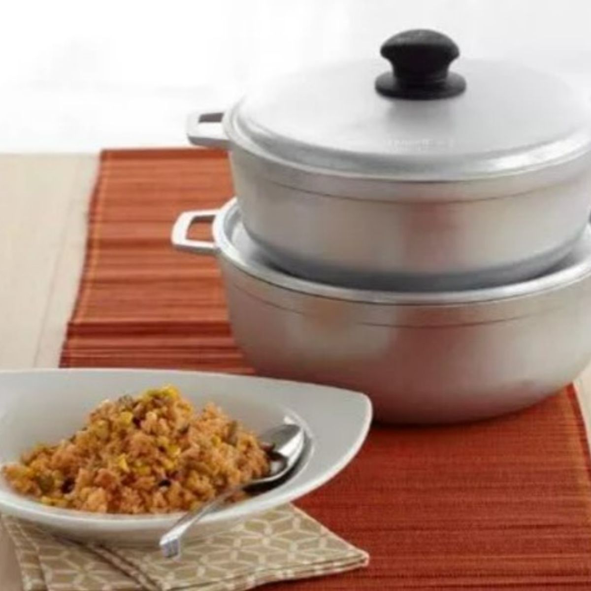 GENERICO - CALDERO REDONDO 50CM CON TAPA