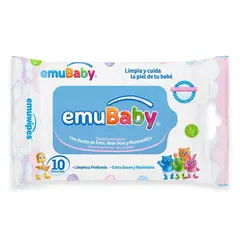 EMUWIPES - Toallitas Húmedas Premium 10 Un