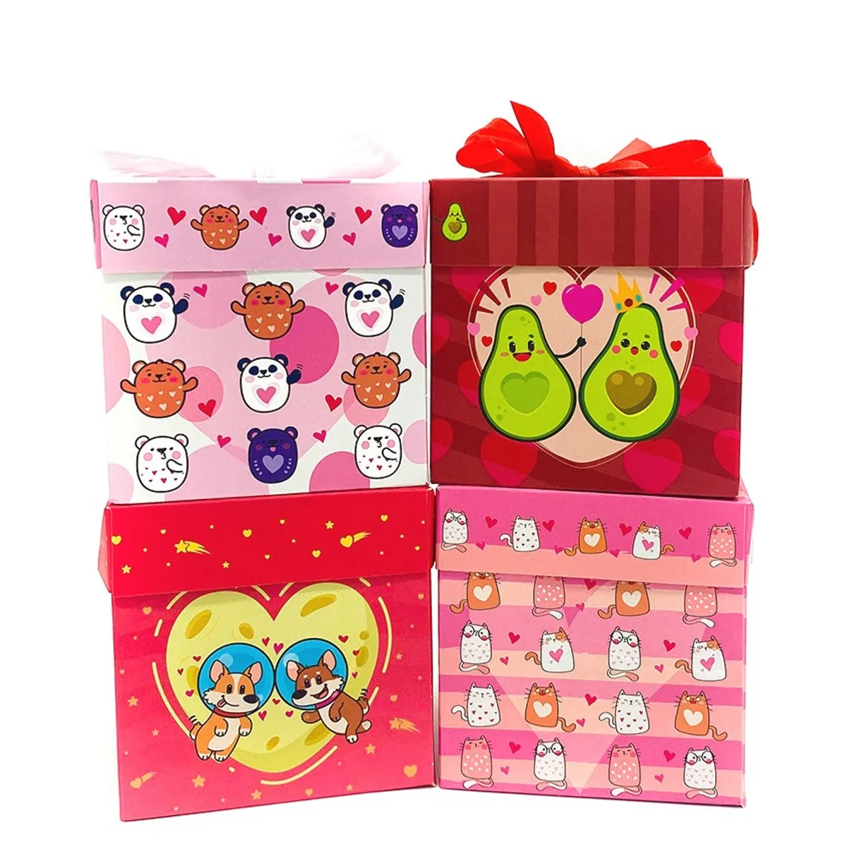 GENERICO - CAJA PLEGABLE CHICA LOVE COMIC 10X0 X12 UNI