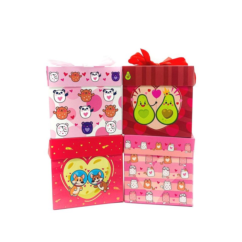 GENERICO - CAJA PLEGABLE CHICA LOVE COMIC 10X0 X12 UNI