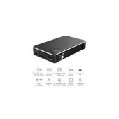 OEM - Proyector REAL TV P10 Mini 4K DLP Android 90 WiFi Bluetooth 40 portátil