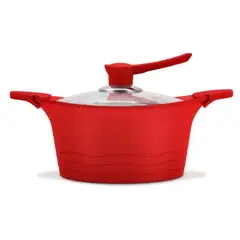 BOHLIER - Cacerola 24 cm roja