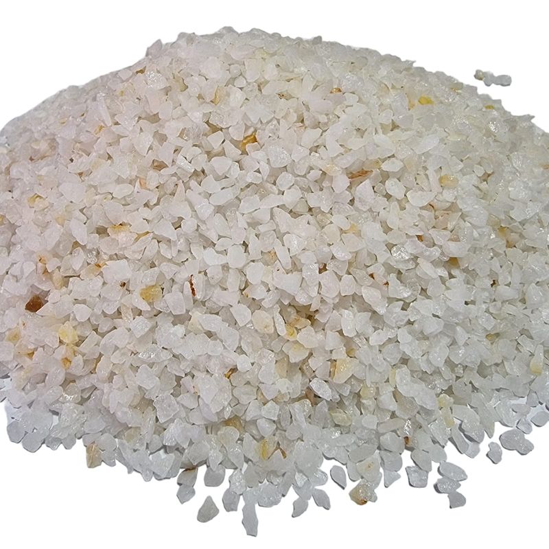 GENERICO - Cuarzo Blanco Tamaño Granulado, Jardín Deco Formato 10 kg