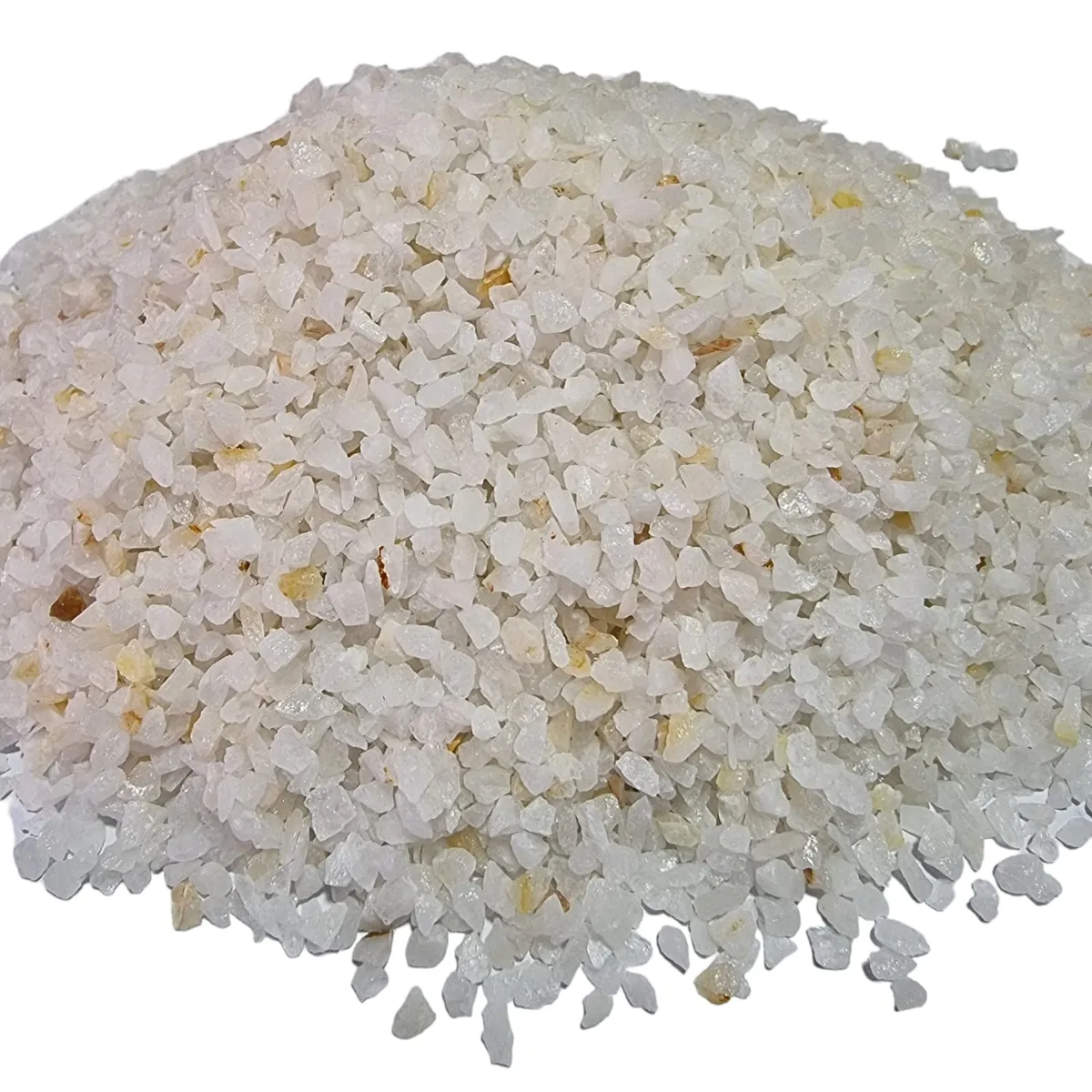 GENERICO - Cuarzo Blanco Tamaño Granulado, Jardín Deco Formato 10 kg