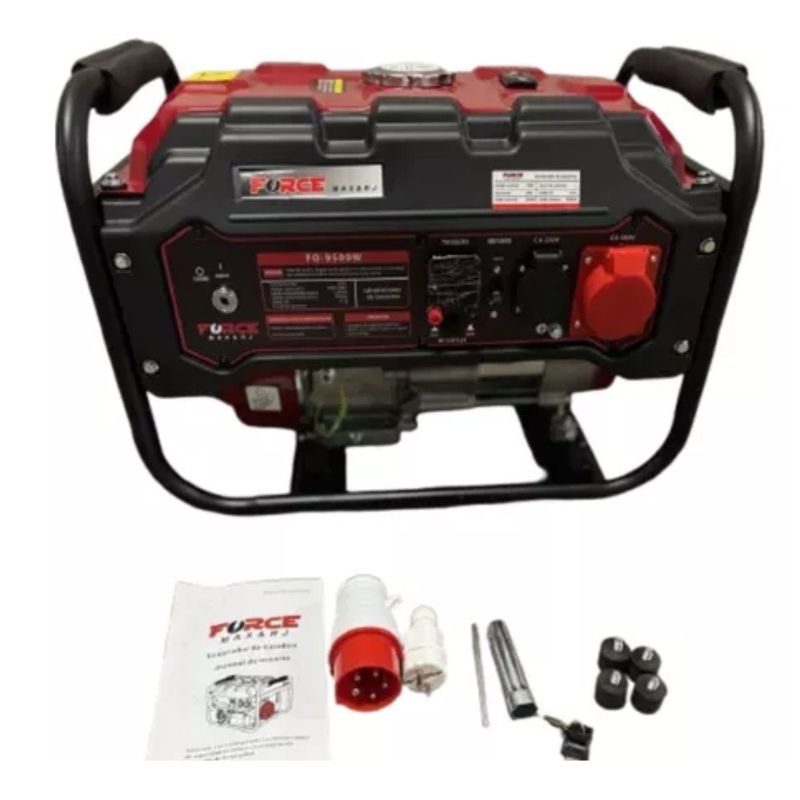 ALTERNATIVE - Generador Electrico Bencinero 3500W Partida Manual Motor 4 Tiempos