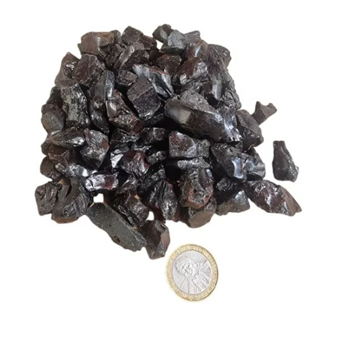 Piedra Negra Brillante, Tamaño Gravilla. N°3. Formato 1 kg, marca GENERICO - Foto Principal