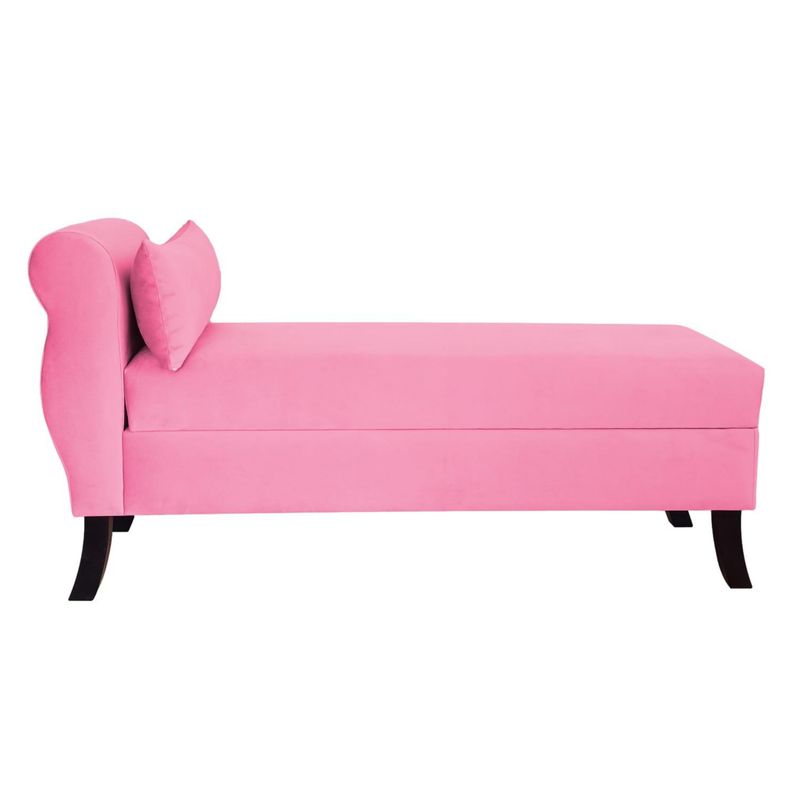 GENERICO - Banqueta Baúl New Diva Color Rosado