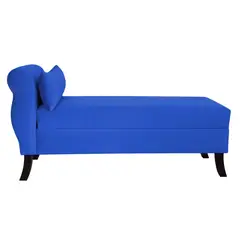 GENERICO - Banqueta Baúl New Diva Color Azul Rey