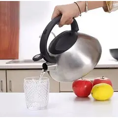THERMICA - Tetera De Acero Inoxidable Para Inducción Eléctrica Y Gas 3L