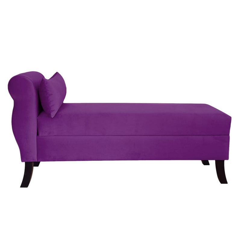 GENERICO - Banqueta Baúl New Diva Color Morado