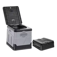 MUNDO MAGIA - Baño Químico Portátil 20 Litros Reusable Camping Outdoor