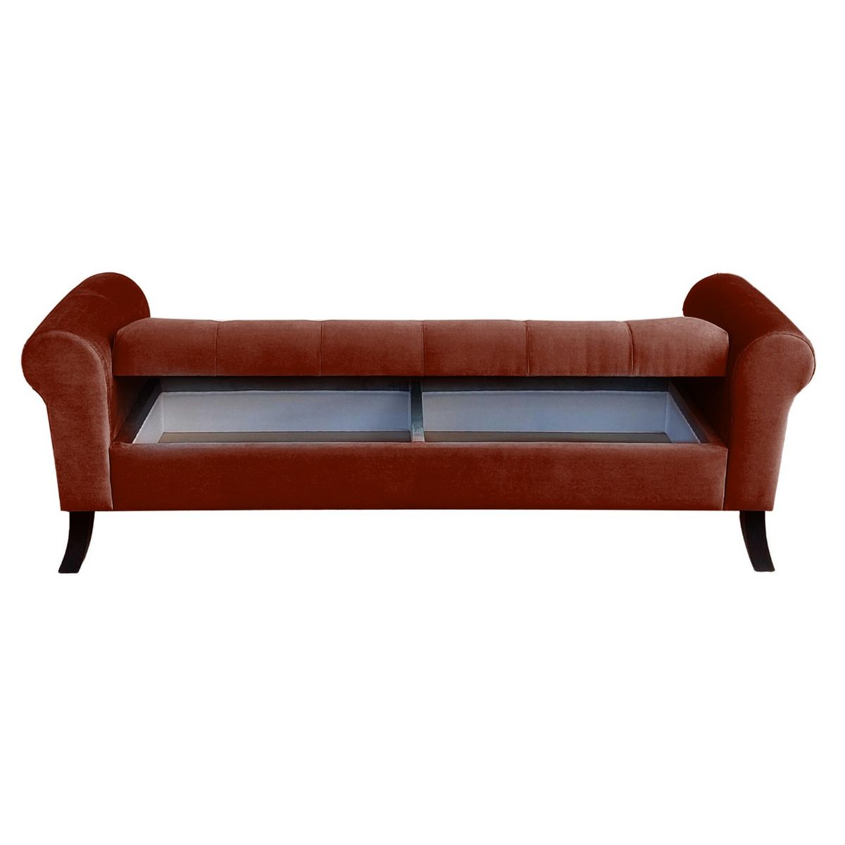 GENERICO - Banqueta Baúl Alejandria Color Café Tamaño King 170x45x60cm