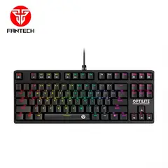 FANTECH - Teclado MK872 OPTILITE RGB Blue Switch USA Negro