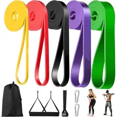 KUANGYE - Ligas Resistencia 5 Bandas Elastica Pull Up Entrena En Casa