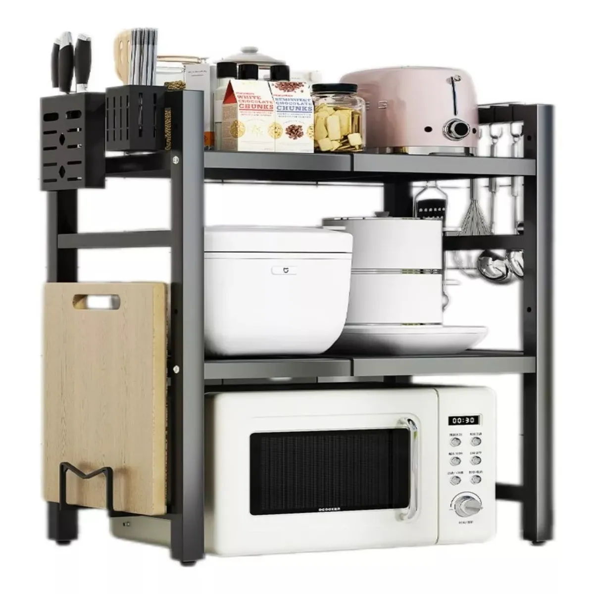 MUNDO MAGIA - Estante Repisa Extensible Horno Microondas Rack Organizador