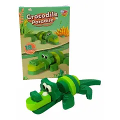 OEM - Bloques De Construcción De Eva 3D Cocodrilo 18 Piezas