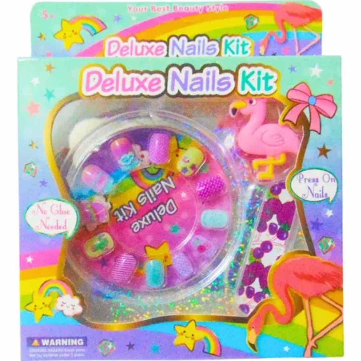 OEM - Juguete Deluxe Nails Kit Chico 18x15cm