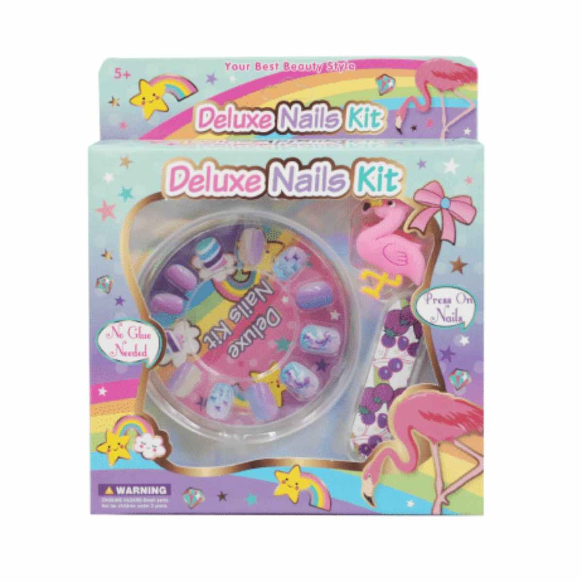 OEM - Juguete Deluxe Nails Kit Chico 18x15cm