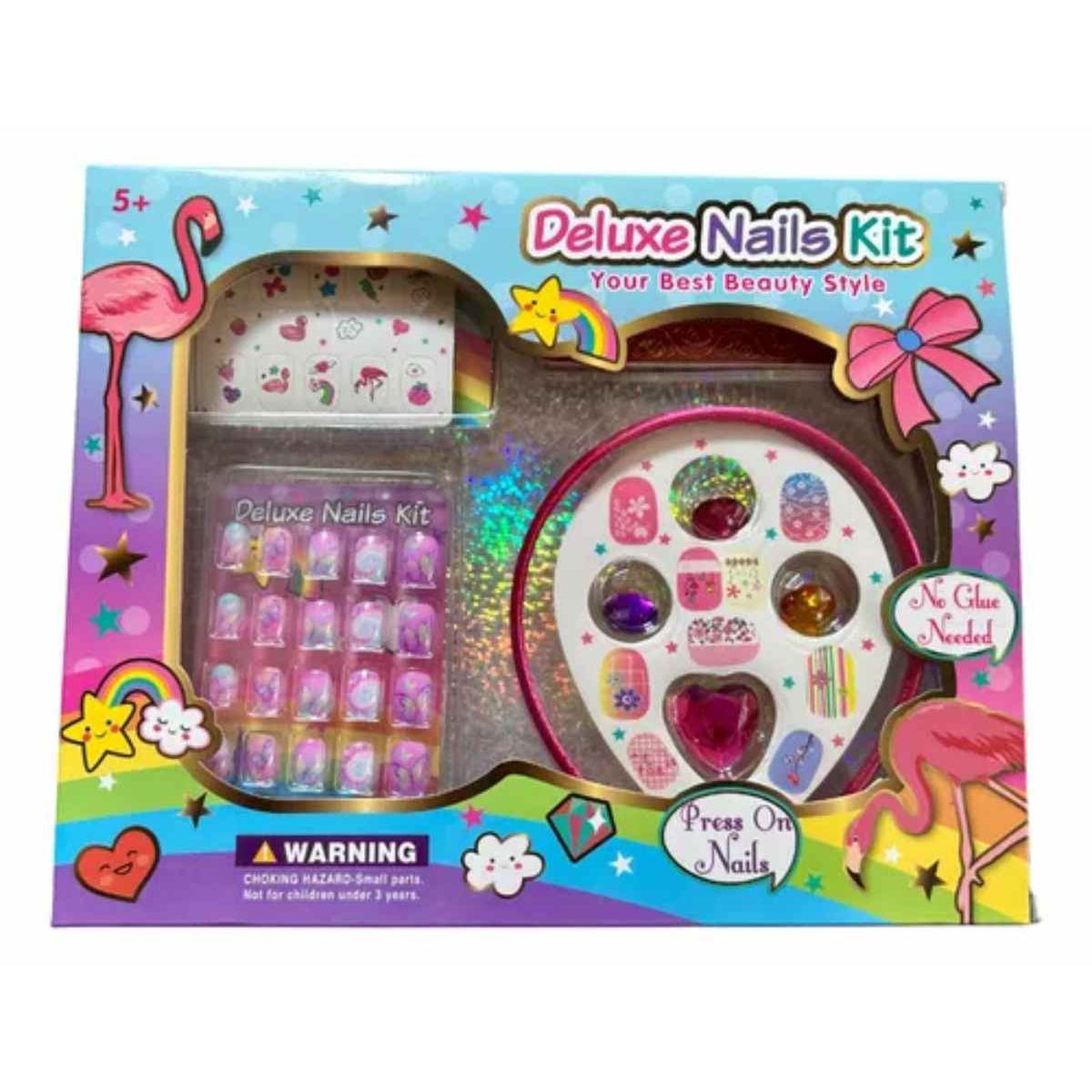 OEM - Juguete Deluxe Nails Kit Grande 20x26cm