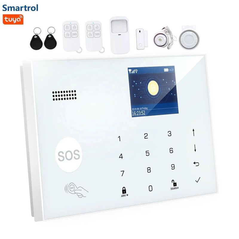 SMART LIFE - 4G Sistema De Alarma Wifi Gsm Csmart Smart Life Se20w