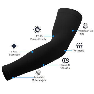 Imagen 2 del producto Manga Uv Manga Brazo Mangas Deportivas Mangas Deportivas Uv