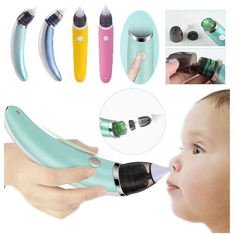 GENERICO - Aspirador Nasal Eléctrico Para Bebesaca Moco Recargable Usb
