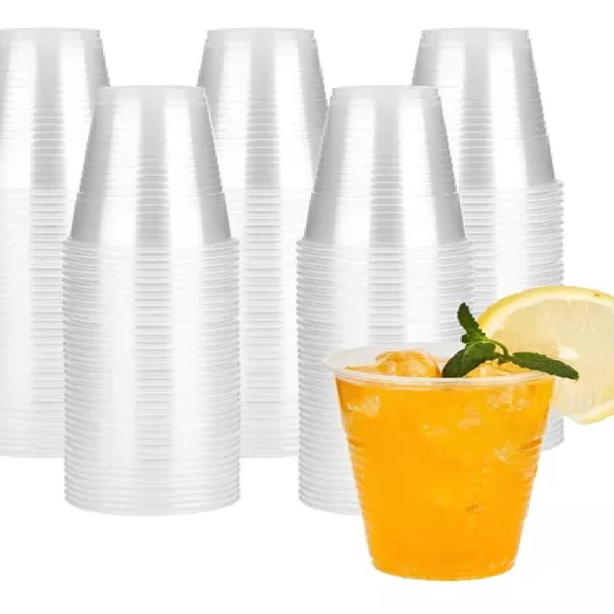 PASTELERIUSCL - X100 Vasos Plasticos Desechables Vasos Plasticos Vaso Vasos Desechables Para Bebidas Plásticos  200ml