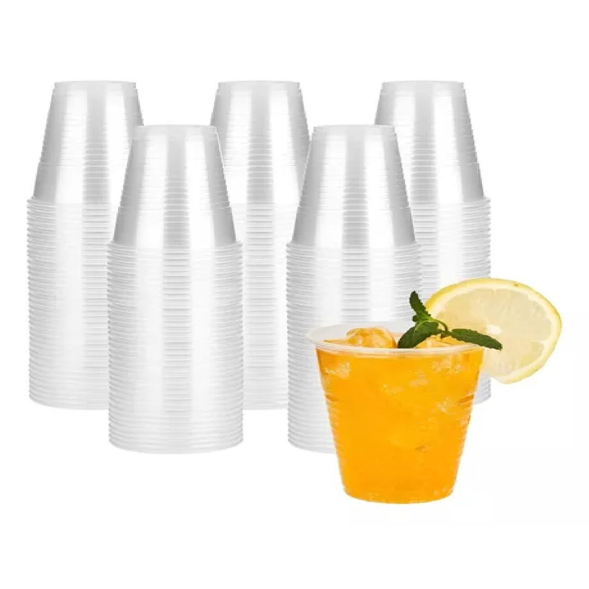 PASTELERIUSCL - X100 Vasos Plasticos Desechables Vasos Plasticos Vaso Vasos Desechables Para Bebidas Plásticos  200ml