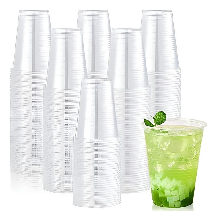 X200 Vasos Plasticos Desechables Vasos Plasticos Vaso Vasos Desechables Para Bebidas Plasticos 200ml