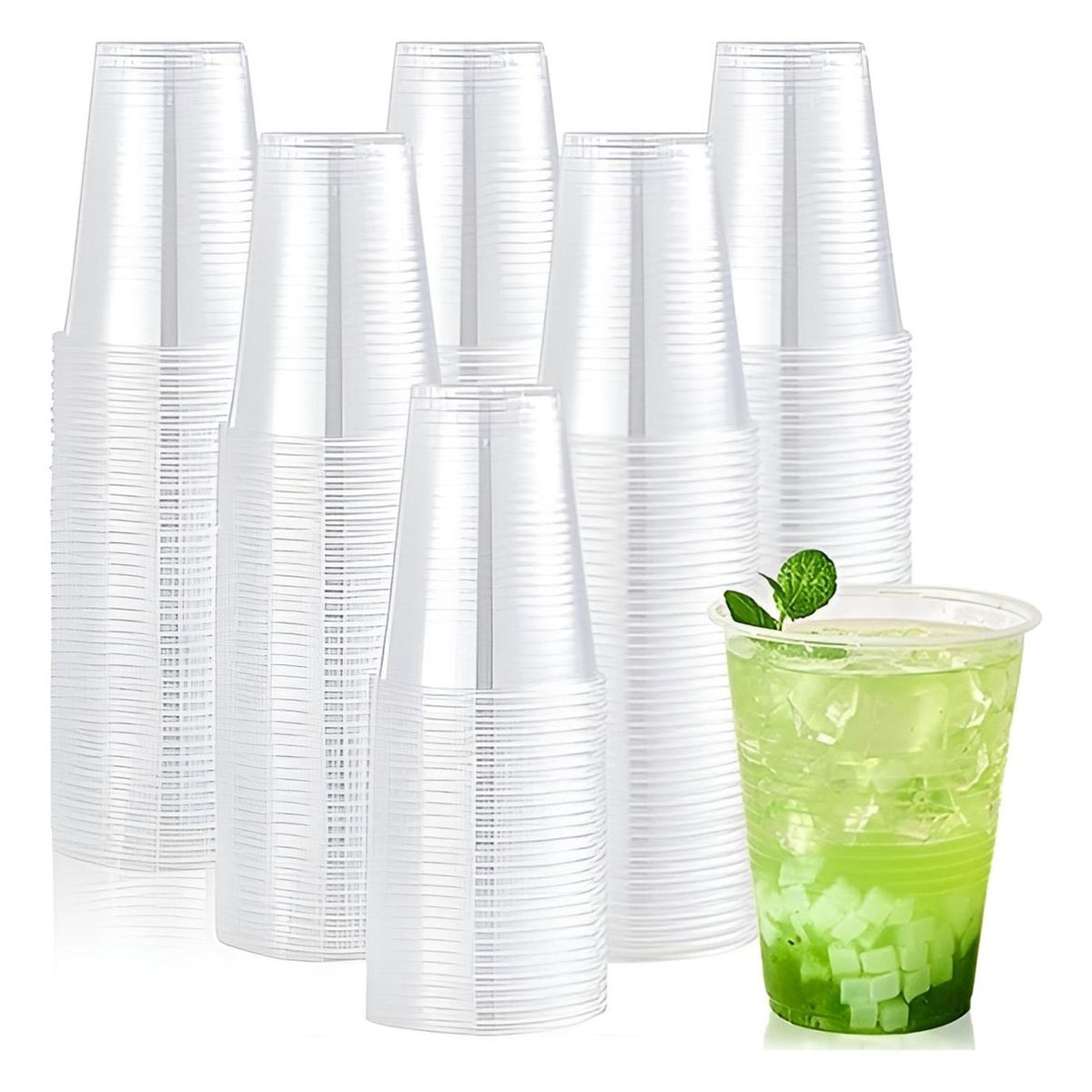 PASTELERIUSCL - X200 Vasos Plasticos Desechables Vasos Plasticos Vaso Vasos Desechables Para Bebidas Plásticos 200ml